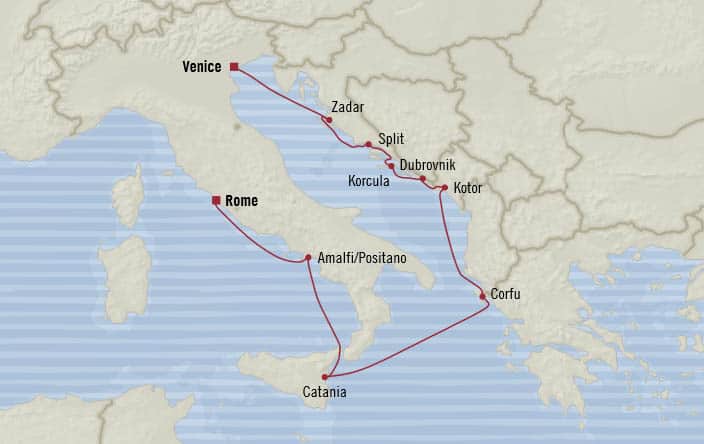 river cruise venice to rome
